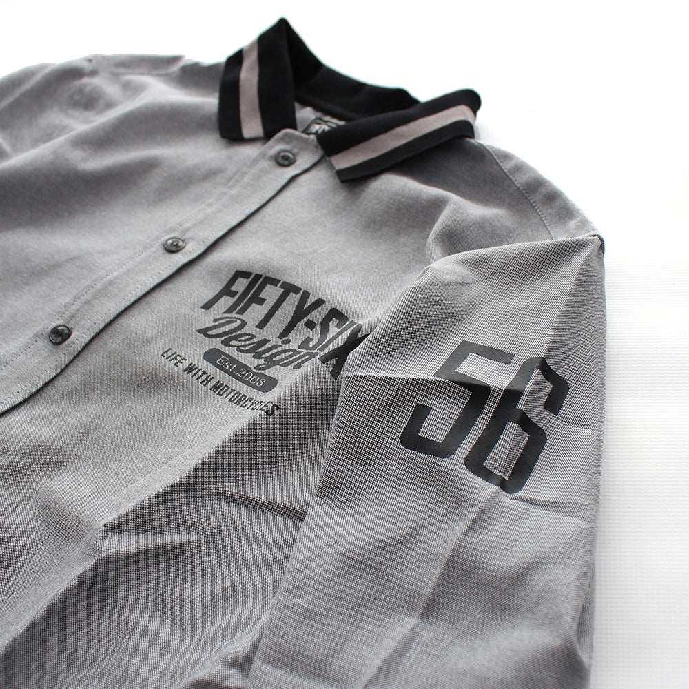 56design 56デザイン RIB MIX LONG SLEEVE SHIRTS カジュアルシャツ・ポロシャツ アパレル