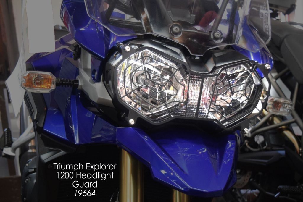 Pyramid Plastics ピラミッドプラスチック ヘッドライトカバー Explorer 1200 XC XR Low Tiger 800 XCA XCX XRA XRT XRX TRIUMPH トライアンフ ヘッドライトガード 外装