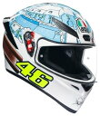 AGV エージーブイ K1 S JIST Asian Fit - ROSSI WINTER TEST 2017 ヘルメット