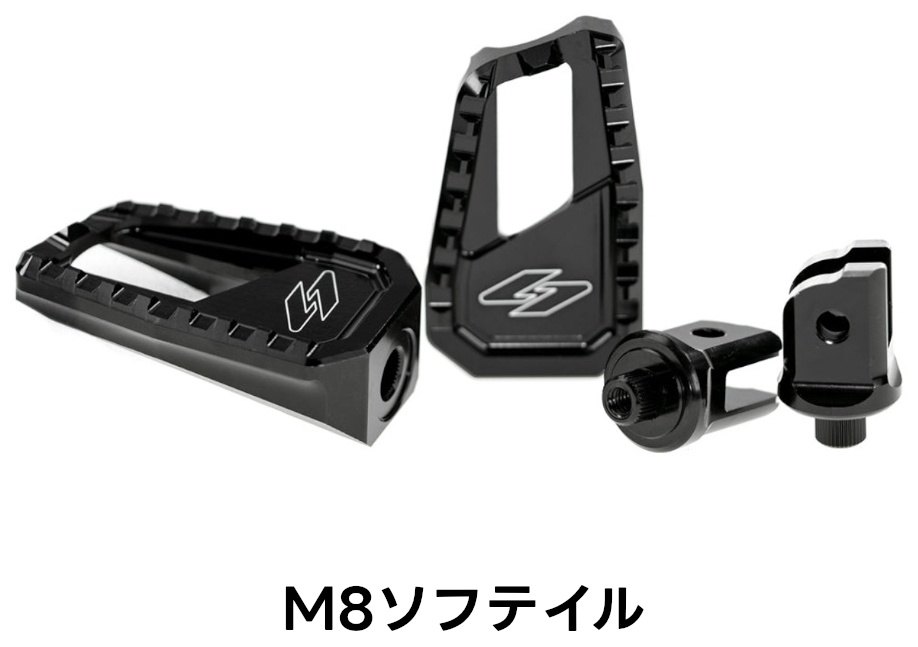 KRAUS クラウス Apex Edge フットペグ ソフテイル HARLEY-DAVIDSON ハーレーダビッドソン ステップ 足回り