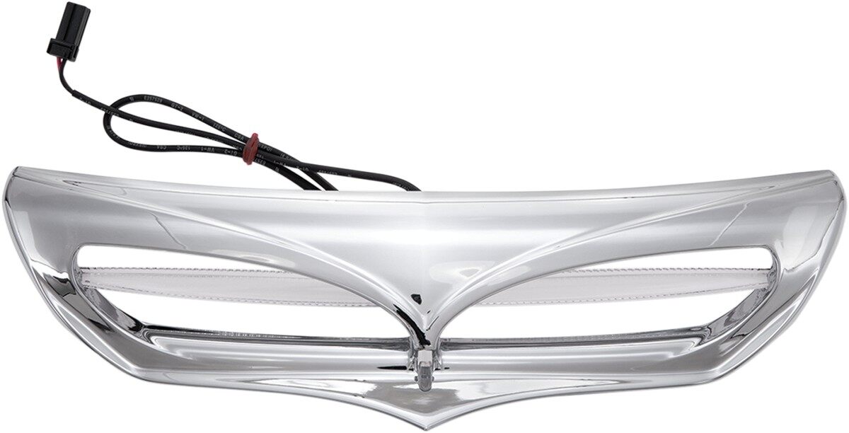 CIRO チロ フェアリングトリム クローム W/LT 【TRIM FAIRING CHR [2350-0342]】 Electra Glide Ultra Classic EFI - FLHTCU 2014 2017 Low-FLHTCUL 2015 2016 Limited FLHTK Street FLHX Special FLHXS Tri FLHTCUTG Low-FLHTKL HARLEY-DAVIDSON ハーレーダビッドソン 外装