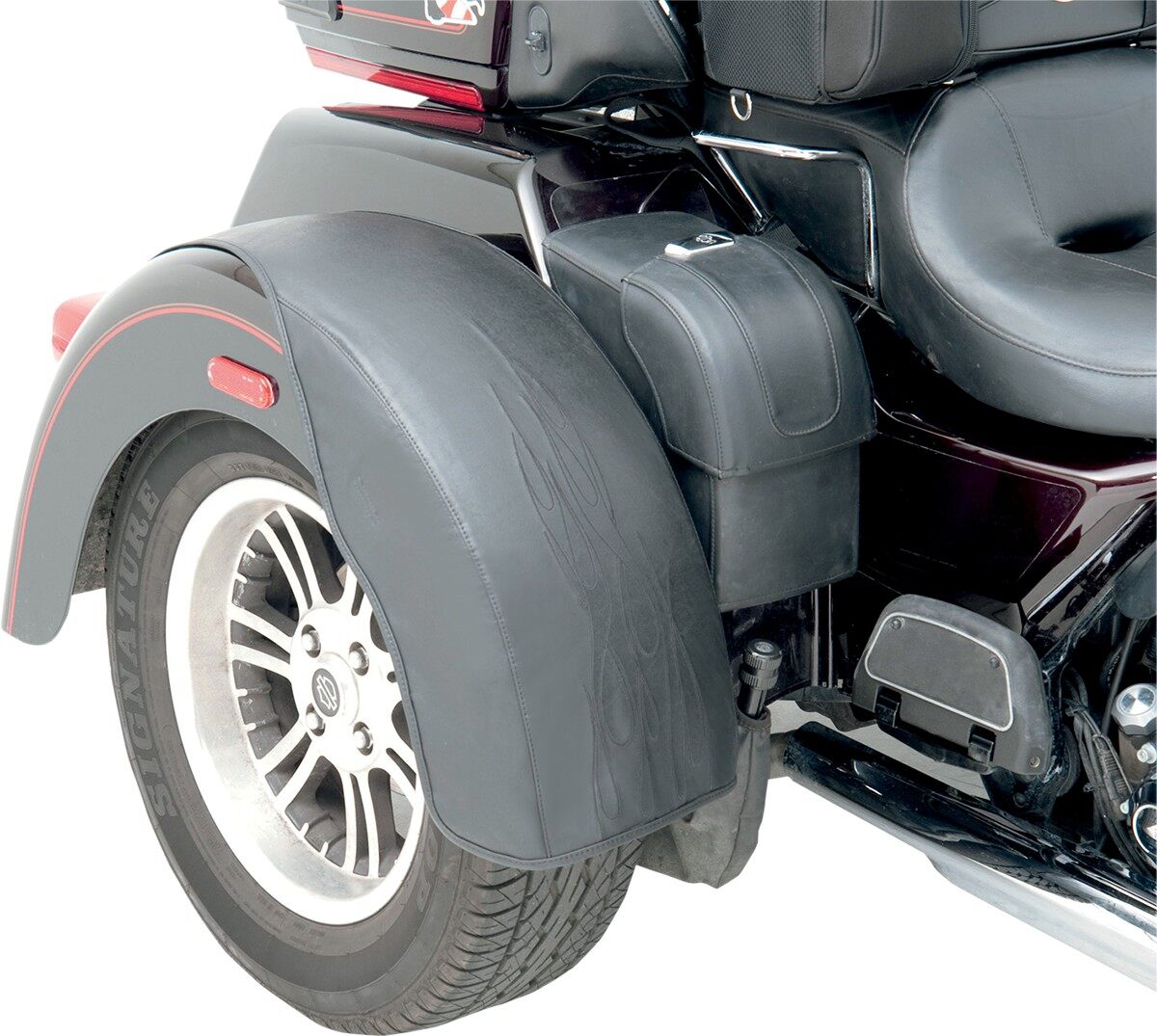 SADDLEMEN サドルメン ブラリアフェンダー FLAME TRIKE 【BRA RR FENDER [1414-0014]】 Street Glide Trike - FLHXXX 2010 2011 Tri Ultra Classic FLHTCUTG 2009 2017 HARLEY-DAVIDSON ハーレーダビッドソン リアフェンダー フェンダー関連 外装