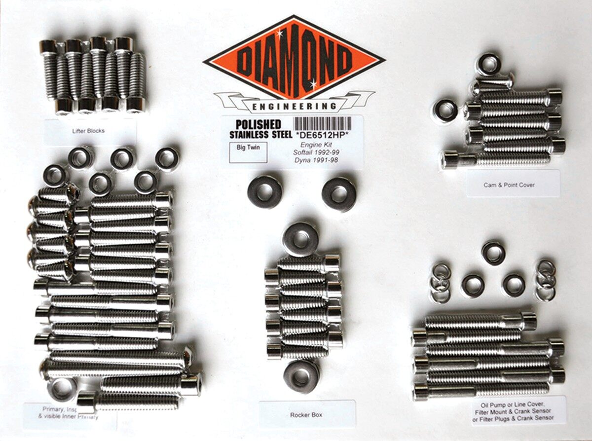 DIAMOND ENGINEERING ダイアモンドエンジニアリング ボルトキット91-98 FXD92-99 ST 【BOLT KIT91-98 [2401-0841]】 HARLEY-DAVIDSON ハーレーダビッドソン その他エンジンパーツオプション・補修部品 エンジンパーツ エンジン