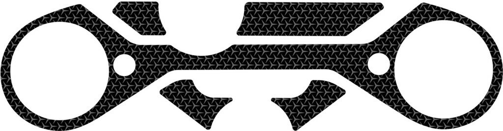 Puig プーチ トップブリッジプロテクトシール (Naked Yoke Protector) RC125 RC390 KTM ステッカー・デカール 外装