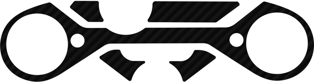 Puig プーチ トップブリッジプロテクトシール (Yoke Protector Xtreme) RC125 RC390 KTM ステッカー・デカール 外装