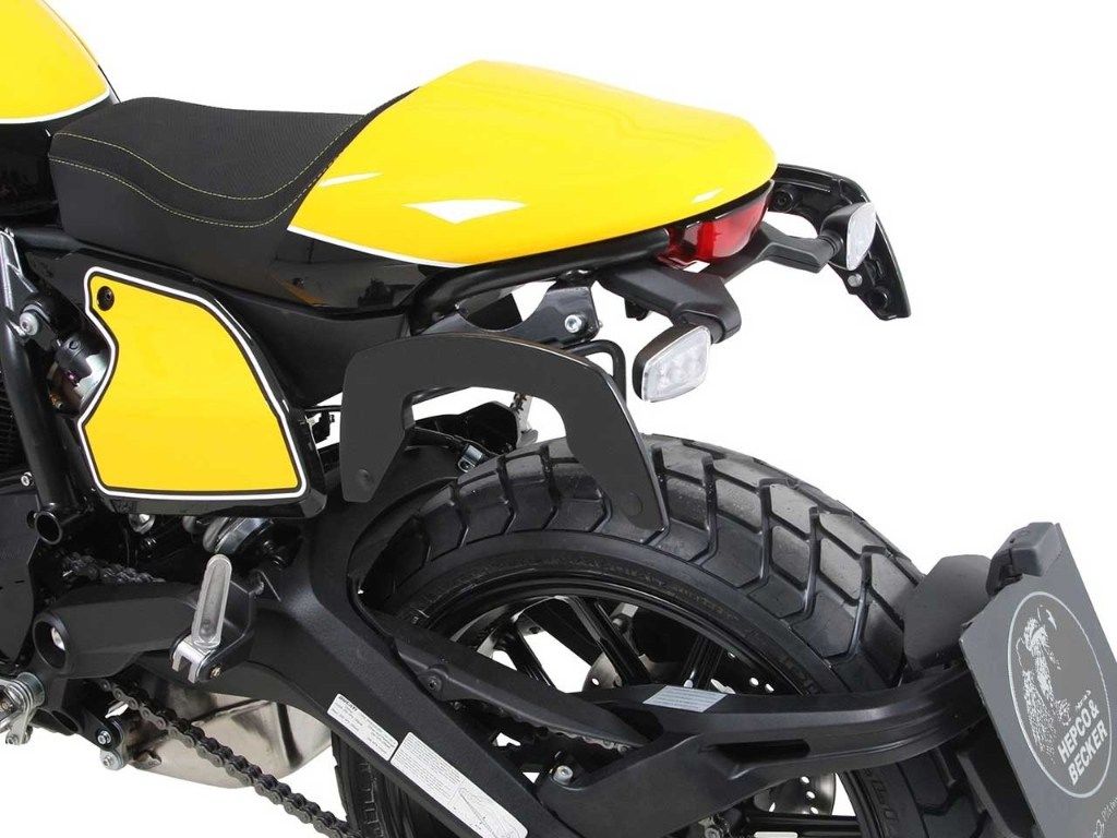 HEPCO＆BECKER ヘプコ＆ベッカー サイドソフトケースホルダー 「C-Bow」 Scrambler 800 DUCATI ドゥカティ バッグ・ボックス取り付けステー 車体用バッグ・ケース
