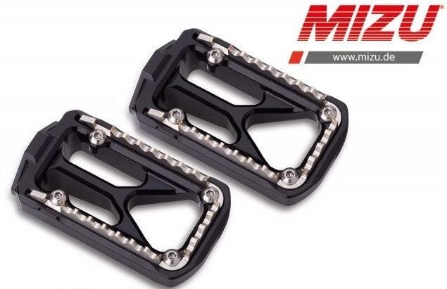 MiZU ミズ Dirt Bike driver’s footpeg，Silver/Black 1290 SUPER ADVENTURE R S T 790 KTM フットペグ ステップ 足回り