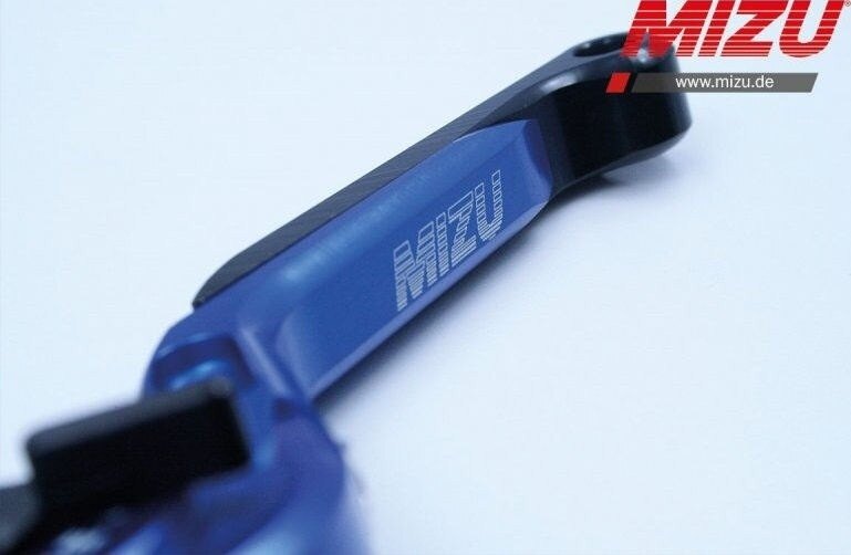 MiZU ミズ Clutch Lever，including ABE，Blue ER-5 ER-6f ER-6n KLE500 VERSYS 1000 650 W800 Z1000ST Z650 Z900 ZXR400 ZZR600 KAWASAKI カワサキ クラッチレバー ハンドル周辺パーツ ハンドル 2