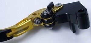 MiZU �ߥ� Clutch Lever��including ABE��Gold Z300 KAWASAKI ���掠�� ����å���С� �ϥ�ɥ���եѡ��� �ϥ�ɥ�