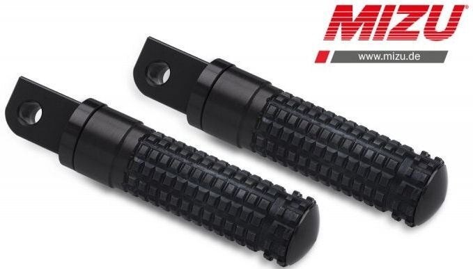 MiZU ミズ Race passenger’s footpeg，including ABE，Black/Black DAYTONA900 TIGER 955 TROPHY900 TRIUMPH トライアンフ タンデムステップ・タンデムブラケット ステップ 足回り