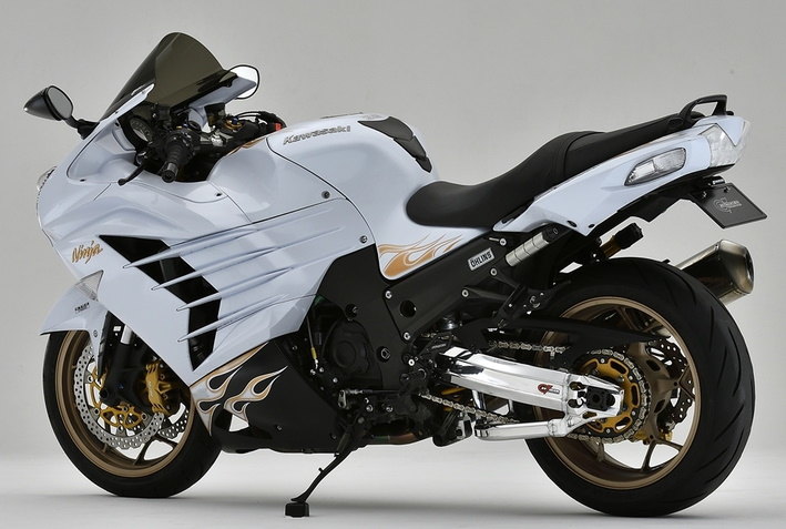 STRIKER ストライカー G-STRIKER スイングアーム パワーディメンション Type-S(スタビ付き) 半艶ブラック仕上げ ZX-14R KAWASAKI カワサキ KAWASAKI カワサキ スタンドフック受け：M8 / チェーンカバーステー加工：あり / チタンチェーンアジャスターボルト：なし