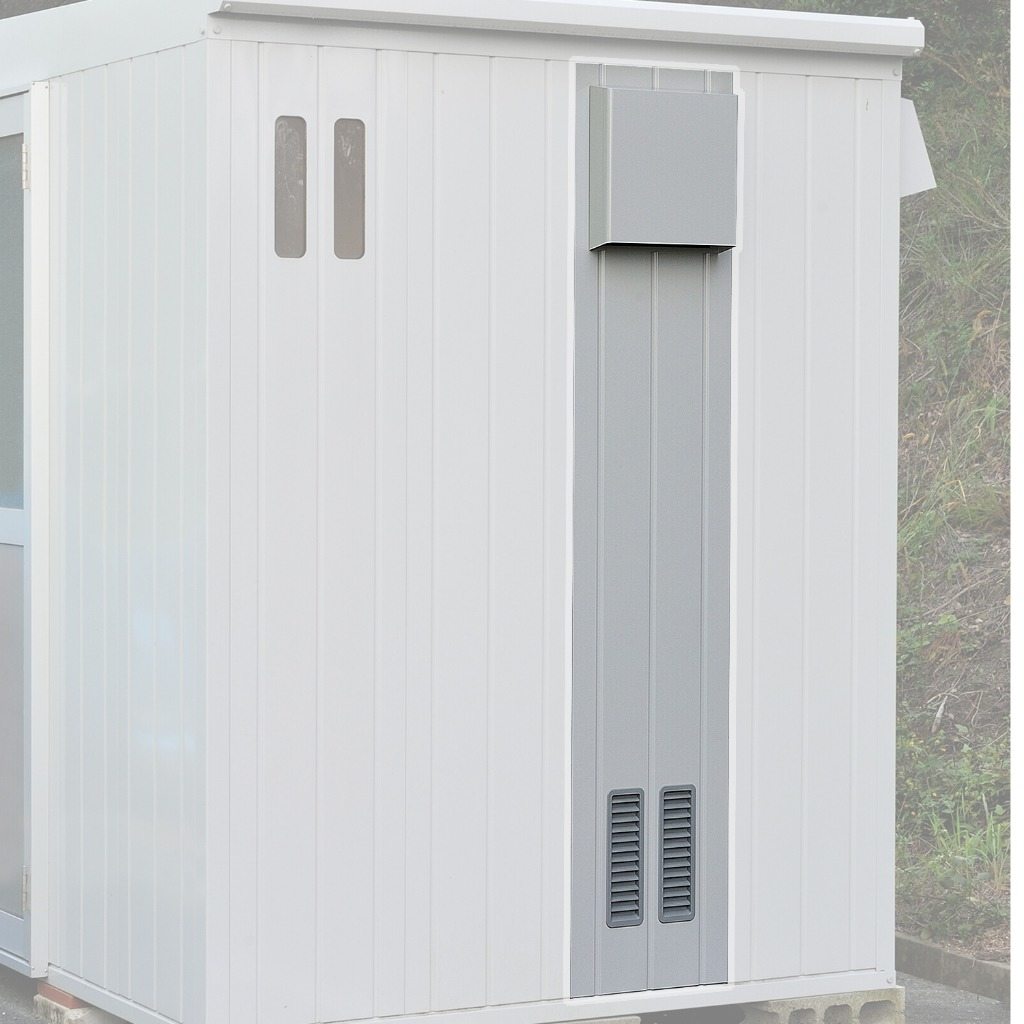 DAYTONA デイトナ 【メーカー直送品】 DFS-1826S ベーシックシリーズ ライト【モーターサイクルガレージ】 バイクガレージ 保管・盗難防止用品 壁面扉：なし / 採光壁：なし / 通気パネル：なし / フード付メッシュパネル：あり / 換気扇取り付け用パネル＆フード：有り