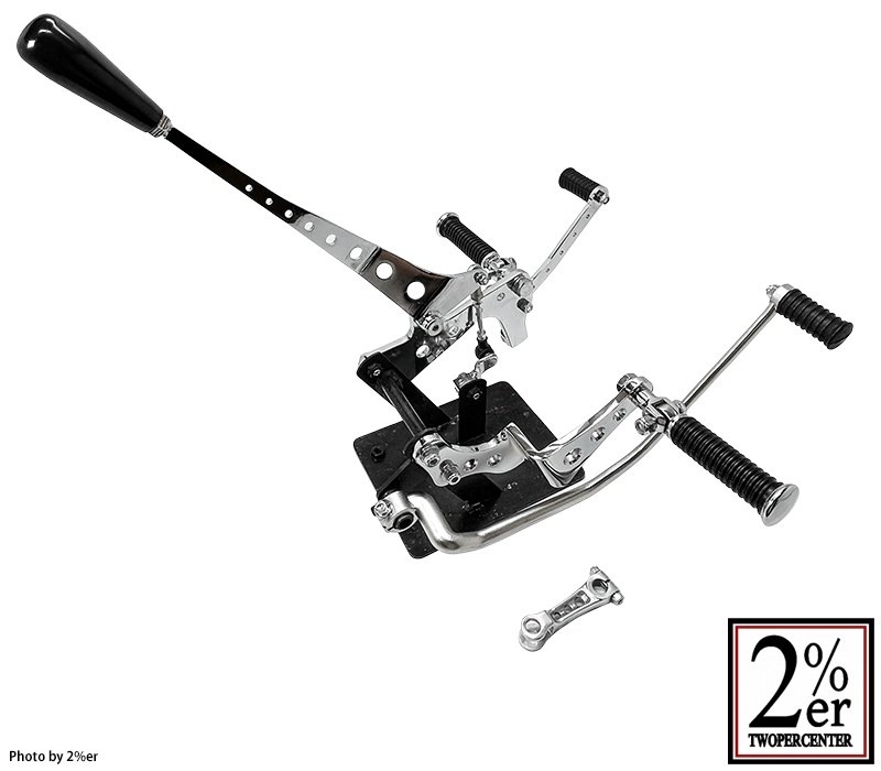 2%er ツーパーセンター ドリルドミッドハイ ジョッキーシフトキット SR400 SR500 YAMAHA ヤマハ ジョッ..