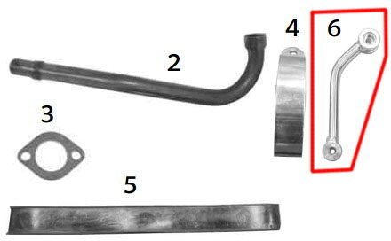 SP武川 SPタケガワ 【補修部品】 マフラーステー COMP. マフラー