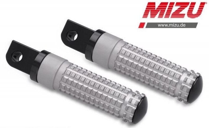 MiZU ミズ Race passenger’s footpeg，including ABE，Black/Silver F700GS BMW タンデムステップ・タンデムブラケット ステップ 足回り