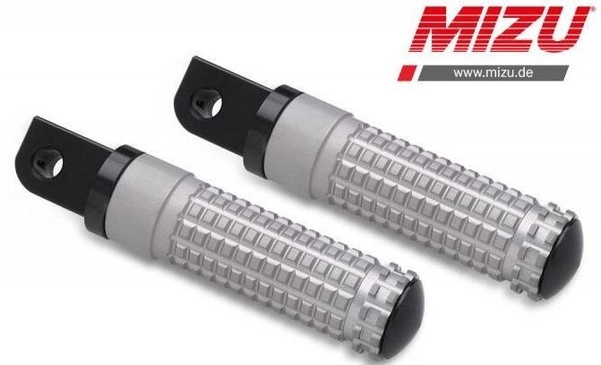 MiZU ミズ Race passenger’s footpeg，including ABE，Black/Silver F800GT BMW タンデムステップ・タンデムブラケット ステップ 足回り