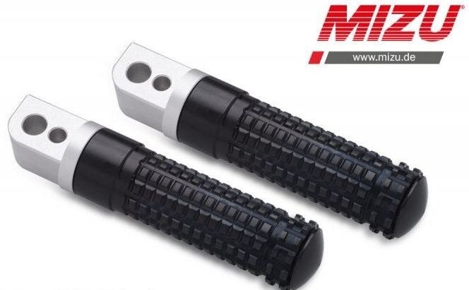MiZU ミズ Race passenger’s footpeg，including ABE，Silver/Black G310GS G310R BMW タンデムステップ・タンデムブラケット ステップ 足回り