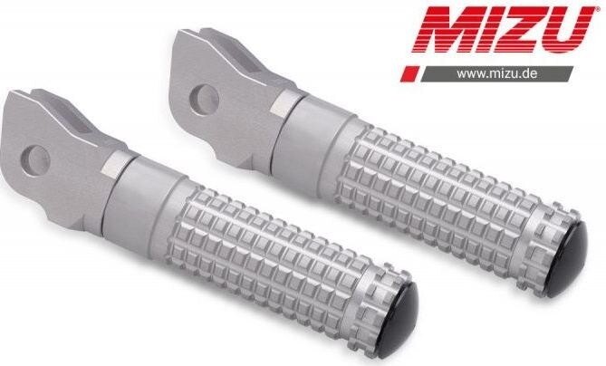MiZU ミズ Race driver’s footpeg，including ABE，Silver/Silver 125 DUKE 1290 SUPER GT R 390 690 SMC 690SMC 790 RC390 KTM フットペグ ステップ 足回り