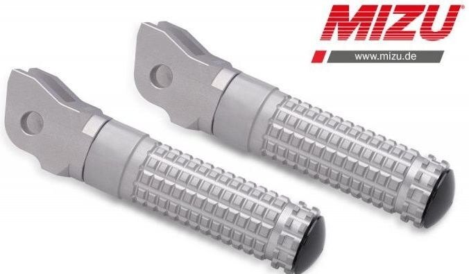 MiZU ミズ Race driver’s footpeg，including ABE，Silver/Silver F700GS R1100GS R1150GS R1200GS BMW フットペグ ステップ 足回り