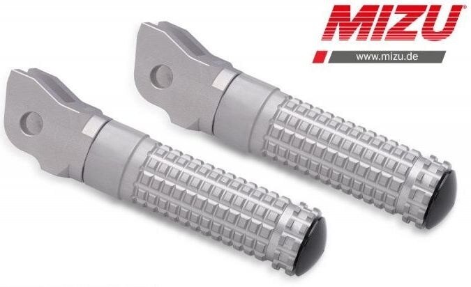 MiZU ミズ Race driver’s footpeg，including ABE，Silver/Silver R1200GS Adventure BMW フットペグ ステップ 足回り