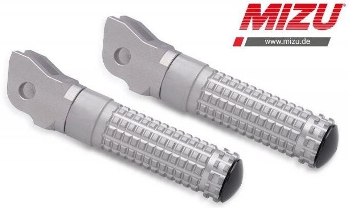 MiZU ミズ Race driver’s footpeg，including ABE，Silver/Silver 690 SMC R KTM フットペグ ステップ 足回り