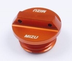MiZU ミズ Pro Race oil filler plug M24x3，Orange Anodize 1190 RC8R RC8 1290 SUPER DUKE GT R 690 ENDURO SMC 690ENDURO 990 KTM フレームホールキャップ 外装