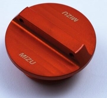 MiZU ミズ Pro Race oil filler plug，Orange Anodize 1050 ADVENTURE 1090 R 1190 1290 SUPER S T KTM フレームホールキャップ 外装