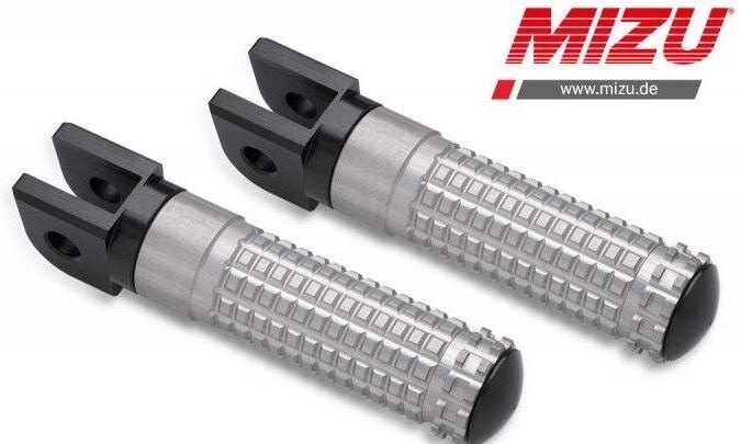MiZU ミズ Race driver’s footpeg，including ABE，Black/Silver F700GS R1100GS R1150GS R1200GS BMW フットペグ ステップ 足回り