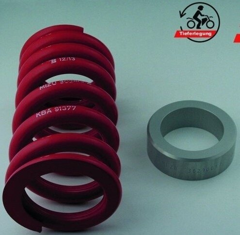 MiZU ミズ Lowering kit，including ABE (part certificate)，30mm 1290 SUPER DUKE R KTM 車高調キット・リンク サスペンション 足回り