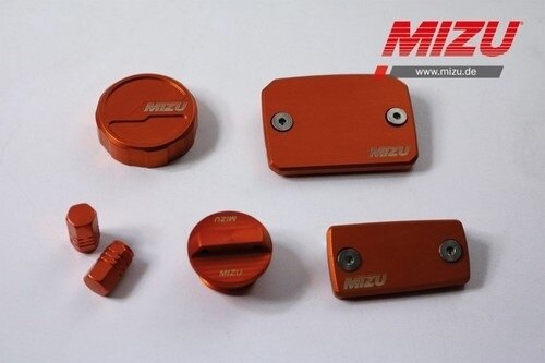 MiZU ミズ Pro Race design kit，Orange Anodize 690 DUKE ENDURO R 690ENDURO KTM その他汎用外装部品・ドレスアップパーツ 外装