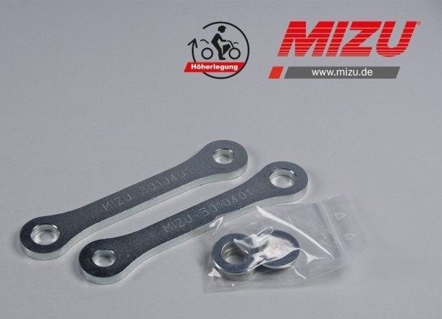 MiZU ミズ Jack-up kit，including ABE (part certificate)，20mm 640 DUKEII KTM ジャッキ ガレージツール