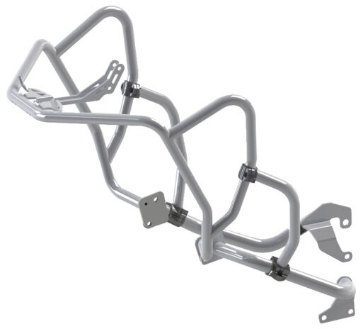 ■詳細説明Article No： AS20-4-1612Fits all standard models， Adventure Sports model requires removalofOEM skid plate.Honda put the Africa Twin in the CRF category for a reason. Likethepopular dirt bikes that share its nomenclature， this bike wasmadeto not only handle the tough stuff， but also excel in it. TheHondaCRF1000 was a game changer in the ADV market， and Honda hasonlyimproved on that platform with the new CRF1100. Protect yourCRF1100Africa Twin with a set of AltRider Crash Bars， andventureconfidently into the unknown.Hand-TIG welded 1 inch (25.4 mm) diameter stainless steeltubing3 piece system allows for customization and offersmaximumprotectionMounts via 3/16 inch (4.8 mm) thick stainless steelmountingbracketsAvailable in black， red， silver or whiteDCT filter removable with crash bars in placeThe Lower Crash Bars are the foundation of AltRider’s 3-partCrashBar system for the Africa Twin. The bars are constructed intheUnited States from 1.25 inch (31.75 mm) diameter stainlesssteeltubing with 0.079 inch (2.0 mm) wall thickness. Boasting morethantwice the stiffness compared to 1 inch (25.4 mm) diametersteeltubing， no other crash bar design on the market offers suchrobustprotection for the Africa Twin. This added strengthenabledAltRider engineers to design the Lower Crash Bars to takethe firsthit in a tip-over or low-side crash before any of thebike’s vitalcomponents come in contact with the ground. Thehand-TIG weldedcrash bars are CNC mandrel formed around the rearbrake lever forexcellent ergonomics while still providing powerfulprotection.The rear of the Lower Crash Bars mount in-board of the rightfootpeg by way of the 3/16 inch (4.8 mm) mounting flanges， whichwilltransfer impact energy away from the motor to the lower frame.Upfront， 3/16 inch (4.8 mm) thick stainless steel bracketsfastensthe bars directly to the frame.The Upper Crash Bars provide complete coverage for thebike’svulnerable radiator and expensive plastic fairings. The 1inch(25.4 mm) diameter stainless steel tubing is hand-TIG welded intheUSA and mounts directly to frame rather than the enginecase.The Lower and Upper Crash Bars meet at 3/16 inch (4.8 mm)thickstainless steel mounting brackets， which tie to the frontsub-frameand headstock using included M6 bolts， a dramaticadvantage overall other designs on the market. This ensures a solidconnection tothe motorcycle’s frame， especially when installed inconjunctionwith the Reinforcement Crash Bars. Once the upper systemis tied tothe stout 1.25 inch (31.75 mm) diameter lower bars thesystembecomes a robust roll cage-like solution and the strongestcrashbar protection option available. PEM captive nuts make foreasyremoval for servicing.Select a configuration at the right for additional informationonindividual components.Configuration notes： Save when you buy the Upper & Lower BarsCombo，and save even more when you buy the Full System (comparedtopurchasing each piece separately). If you are ordering onlytheUpper or Lower and it’s your first piece， you’ll need to orderwiththe installation bracket. If you already have the Upper orLowerand are ordering the other piece， you can order withoutthebracket.Compatible with both DCT and manual transmission modelsCompatible with the OEM center stand and factory belly panLower Crash Bars not compatible with optional DCT foot shifterNot compatible with Honda Light BarNot compatible with Honda Adventure Sports skid plateLower bars may not be compatible with some aftermarket headersdueto their relocation of the oxygen sensor＄■注意点※取扱説明書が付属する場合は、外国語となります。※輸入商材の為、納期が遅れる場合がございます。あらかじめご了承ください。※メーカー都合により商品の仕様変更がある場合がございます。ご了承ください。※画像には他の商品が含まれている場合があります。　※画像はイメージです。