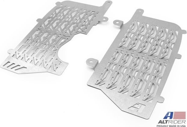 AltRider アルトライダー Radiator Guards for the Honda CRF1100L Africa Twin/ ADV Sports - Silver | AT20-1-1102 ラジエーターコアガード・オイルクーラーコアガード 冷却関連 エンジン