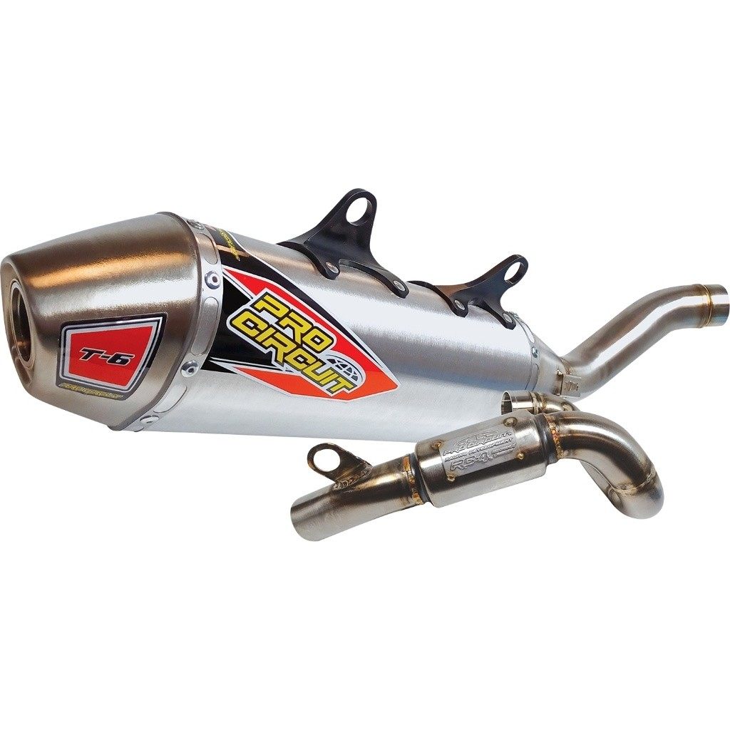 PRO CIRCUIT プロサーキット T-6 Exhaust System フルエキゾーストマフラー［1820-2019］ FC 250 Rockstar Ed. SX-F FE 350 HUSQVARNA ハスクバーナ KTM フルエキゾーストマフラー マフラー