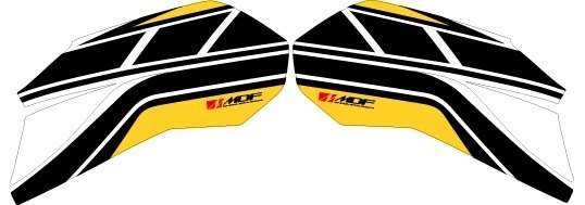 MDF エムディーエフ グラフィックキット ストロボモデル NMAX 125 155 YAMAHA ヤマハ 外装 タイプ：フロントサイド(フロントサイド部分、左右セット)