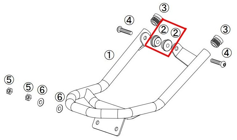 SP武川 SPタケガワ 【補修品】カラー その他フェンダーレスキットオプション・補修部品 フェンダー関連..