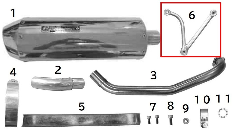 SP武川 SPタケガワ 【補修品】マフラーステー COMP.