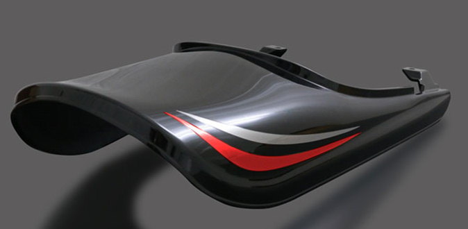 ARCHI アーキ ロングテールカウル Z900RS Z900RS CAFE KAWASAKI カワサキ シートカウル・テールカウル カラー：メタリックディアブロブラック シルバー・レッドライン