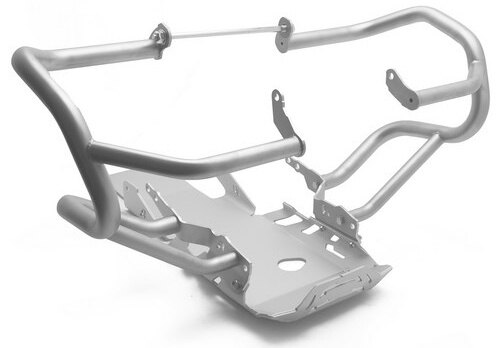 AltRider アルトライダー Crash Bar and Skid Plate System for the BMW R 1200 GS Adventure Water Cooled - Silver Bars/Black | R114-5-1006 R1200GS エンジンガード フレーム