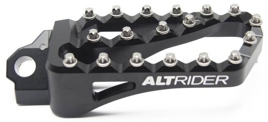 AltRider アルトライダー Extra Wide Foot Pegs for Yamaha and KTM Models - Black | T719-2-2105 フットペグ ステップ 足回り