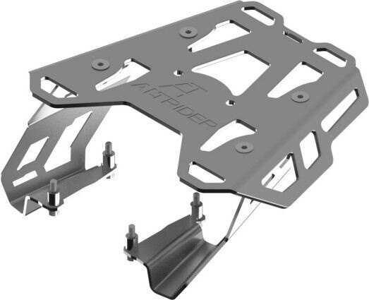 ■詳細説明Article Code ： T719-2-4000Some adventures require more gear， and the limited space on rearofthe Yamaha Tenere 700 can make packing all you need achallenge.Utilizing a creative and robust mounting system theAltRider RearLuggage Rack for the Yamaha Tenere 700 maximizes yourcapacity andhelps transport your gear in a secure and reliablefashion.Luggage rack is laser cut from 3/16 inch (4.76 mm) aluminumSpecially shaped cutouts accommodate a wide variety of hooksandstrapsAll cutouts and edges have a coined profile to protectyourstrapsTwo 1/8 inch (3.175 mm) steel brackets securely mount the racktothe sub-frame at four pointsLuggage rack plate available in powder coat clear silverandtextured black finishTextured powder coat black steel bracketsThe AltRider Rear Luggage Rack for the Yamaha Tenere 700isconstructed from a single piece of laser cut aluminum that isthengrained to remove burrs， formed， and powder coated for adurablefinish that looks great. The unique coined cutouts arespeciallyshaped to safely accommodate a wide variety of straps andhooks，allowing you to carry almost any piece of luggage or itemsecurely.The coined edge profile of the cutouts eliminate wear onstraps，even on longer rides. The Luggage Rack is also pre-drilledfor easyintegration with Rotopax mounts so you can carry fuel andwaterpacks.Included stainless steel hardware makes installation quick andeasy.The AltRider Luggage Rack is offered in a powder coat clearsilveror textured black finish， both with textured powder coatblackbrackets.＄■注意点※取扱説明書が付属する場合は、外国語となります。※輸入商材の為、納期が遅れる場合がございます。あらかじめご了承ください。※メーカー都合により商品の仕様変更がある場合がございます。ご了承ください。※画像には他の商品が含まれている場合があります。　※画像はイメージです。
