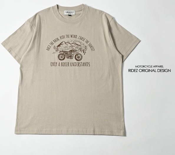 RIDEZ ライズ 5.3oz SUNSET オリジナル Tシャツ アパレル