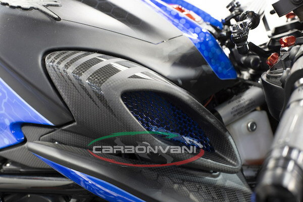 ■商品概要素材：ドライカーボン■詳細説明愛車を個性的に理想のカーボンカスタムを実現するCARBONVANI。専門メーカーならではの各車種用の豊富な製品ラインナップ。100％ドライカーボンの高品質。カーボンカスタムをするならCARBONVANIが最良の選択です。■注意点※CARBONVANI製品は、ハンドメイドのため取り付け部分を削ったり、取り付け穴の調整、穴あけ加工等が必要な場合がございます。また取り付けの際、外した純正部品の一部を流用する場合がございます。加工前提の製品の為、取り付けは技術のある専門店での取り付けを強く推奨します。※輸入商品のため、メーカー欠品の場合は3ヶ月ほど納期がかかる場合がございます。ご了承下さい。※取付には別途タイラップ・取り付けボルトの使用が必要になる場合がございます。※取付に際し、多少の加工が必要になる場合がございます。ご了承下さい。※メーカー都合により商品の仕様変更がある場合がございます。ご了承ください。　※受注生産品です。　※受注後のキャンセル、返品、都合交換はできません。予めご了承ください。　※画像はイメージです。■適合車種BRUTALE 800 DRAGSTER&ensp;BRUTALE 800 DRAGSTER 年式: 18-19