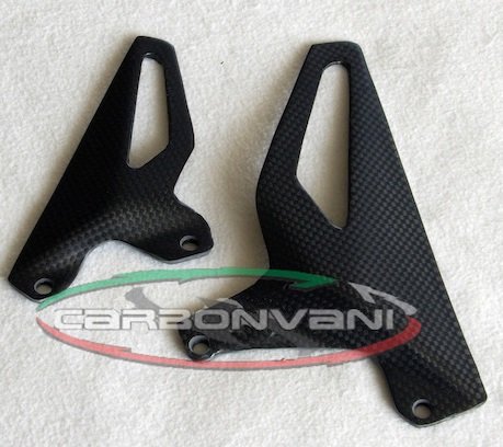 CARBONVANI カーボンバーニ ヒールガード STREETFIGHTER V4 DUCATI ドゥカティ ステップ 足回り タイプ：艶なし(マット)