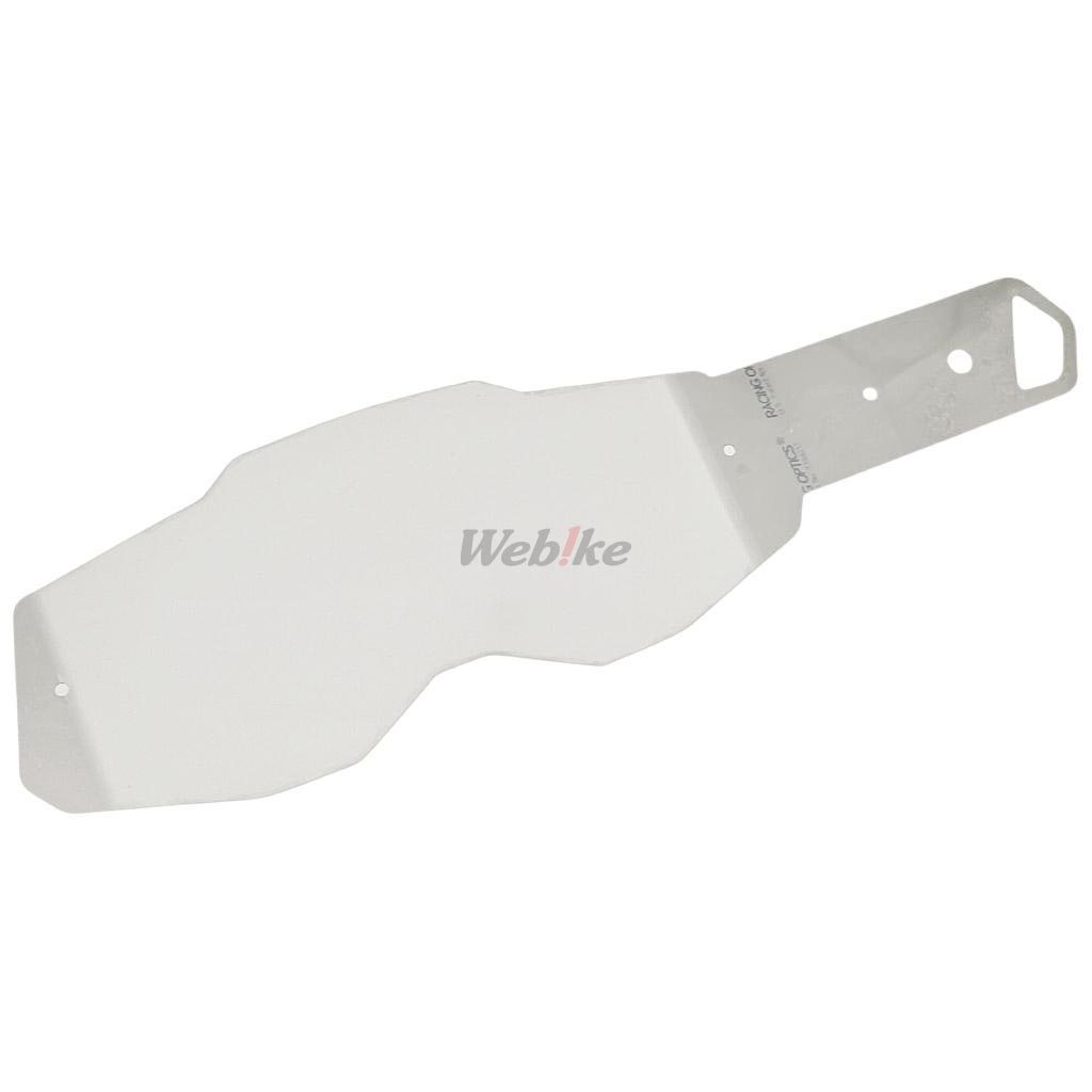 100％ ヒャクパーセント 【補修・オプションパーツ】RACECRAFT2・ACCURI2・STRATA2ゴーグル用 ラミネートティアオフ ティアオフ アパレル