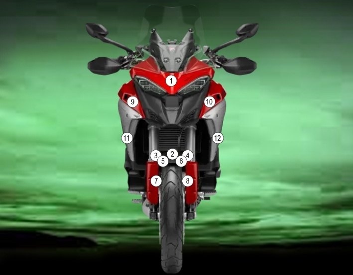 樂天商城 - EAZI-GUARD イージーガード 車種別ストーンチッププロテクションフィルム MULTISTRADA V4 RALLY DUCATI ドゥカティ プロテクションフィルム・保護フィルム 外装