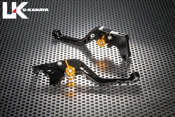 U-KANAYA ユーカナヤ スタンダードタイプ ショートアルミビレットレバーセット GB350 GB350S GB350C HONDA ホンダ ブレーキ・クラッチレバーセット ハンドル周辺パーツ ハンドル