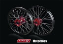TGR TECHNIX GEAR TGRテクニクスギア TYPE-R Motocross(モトクロス)用ホイール(R単体) CRF150L HONDA ホンダ ホイール ホイール関連 足回り ST-X『強』リム:あり / ブラックスポーク:あり / ハブカラー:レッド(基本色) / ニップルカラー:シルバー(ノーマル品)(2)