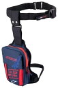 楽天ウェビック　楽天市場店alpinestars アルパインスターズ MM93 THUNDER THIGH BAG [MM93 サンダー サイバッグ] カラー：7137 NIGHT NAVY BRIGHT RED SODALITE BLUE