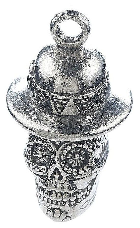 ■商品概要【カラー】クローム【素材】合金【サイズ】・縦：約40mm・直径：約25mm【内容物】・ベル本体×1個・ポーチ×1個■詳細説明「バイカーベル」とも呼ばれ、アメリカのバイク乗り達が身に着けている魔よけのベルです。アメリカのバイカーの間では、道路には『EvilRoadSpinits』と呼ばれる道路の悪魔がいるという伝説があり、その悪魔が事故を起こしたり、バイクを故障させると考えられています。このガーディアンベルを身に着けることによって道路の悪魔をベルの中に閉じ込め、ベルの音色で悪魔を道路に落として事故などから身を守る、という意味があります。バイクに乗る人のお守りとしてはもちろんの事、プレゼントとしても喜ばれます。■注意点※鋳造品の為、個体差があります。※小傷や凹みなどがある場合がありますが、商品の仕様上元々発生している物です。※画像には他のタイプ・商品が含まれている場合があります。※メーカー都合により商品の仕様変更がある場合がございます。ご了承ください。